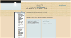 Desktop Screenshot of champion1motors.com